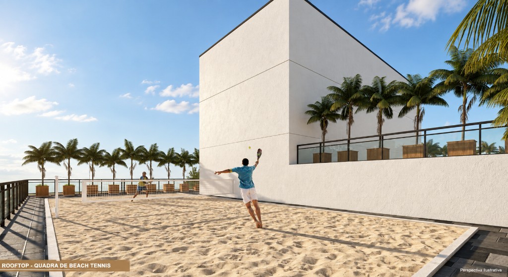 Rooftop — Quadra de Beach Tennis Villa Lattaro